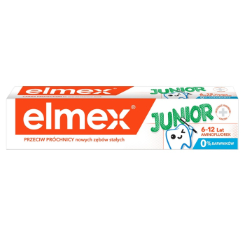 Elmex pasta do zębów dla dzieci 75ml Junior (6-12 lat)