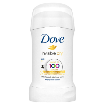 Dove dezodorant damski sztyft 40ml Invisible Dry