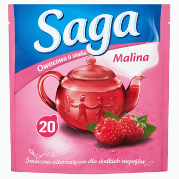Saga herbata owocowa 20 TB Malina