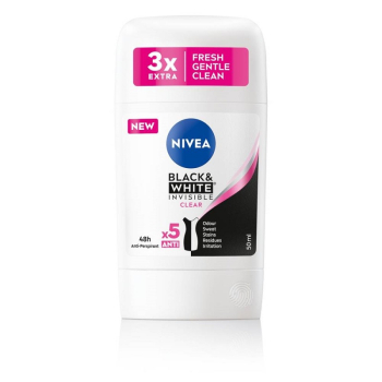 Nivea dezodorant damski sztyft 50ml Black & White Invisible Clear