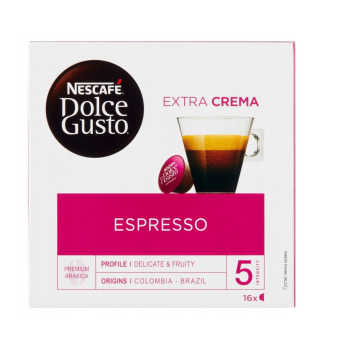 Nescafe Dolce Gusto kapsułki 16 szt. Espresso Extra Crema