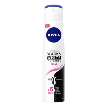 Nivea dezodorant damski spray 150ml Black & White Invisible Clear