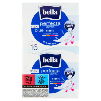 Bella Perfecta podpaski duopak 16szt. Ultra Blue Maxi