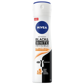 Nivea dezodorant damski spray 150ml Black & White Invisible Ultimate Impact