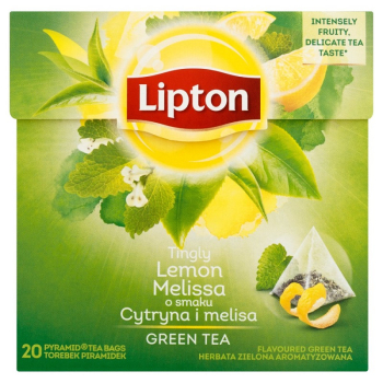 Lipton herbata piramidki 20 szt. Green Lemon Melissa