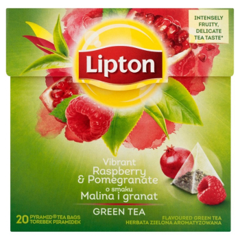 Lipton herbata piramidki 20 szt. Malina Granat