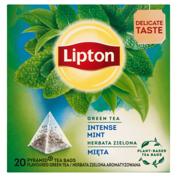 Lipton herbata piramidki 20 szt. Green Męta