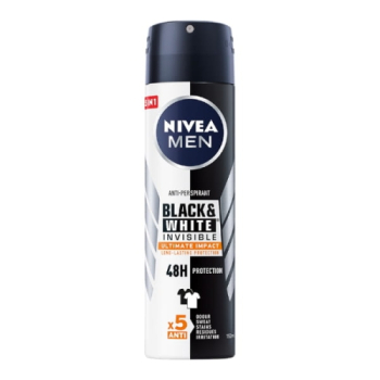 Nivea dezodorant męski spray 150ml Black & White Invisible Ultimate Impact
