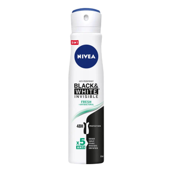 Nivea dezodorant damski spray 150ml Black & White Invisible Fresh