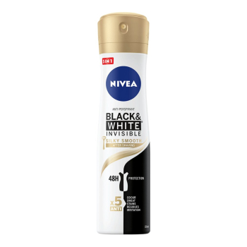 Nivea dezodorant damski spray 150ml Black & White Invisible Silky
