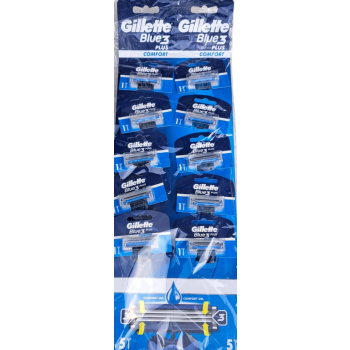Gillette maszynka do golenia Blue III 10szt. plansza