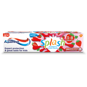 Aquafresh pasta do zębów dla dzieci 50ml (3-8 lat) Truskawka