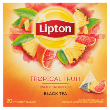 Lipton herbata piramidki 20 szt. Tropical Fruit
