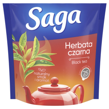 Saga herbata czarna 75 TB