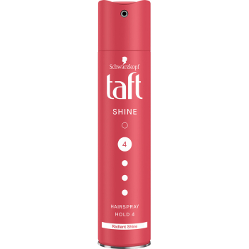 Taft lakier do włosów 250ml Shine Różowy (4)